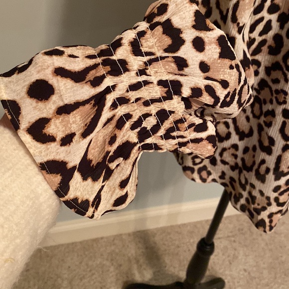 Loft Animal Print Blouse - Picture 3 of 5